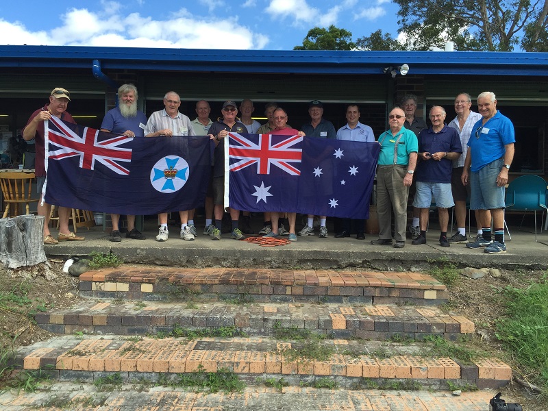 Flags for the Oxenford Men's Shed